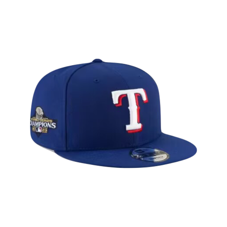 Texas Rangers New Era Icon 2022/2023 MLB World Series Champions Baseball Snapback