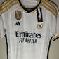 Jude Bellingham Real Madrid 2023/24 UEFA Champions League Adidas Authentic Home Jersey - White
