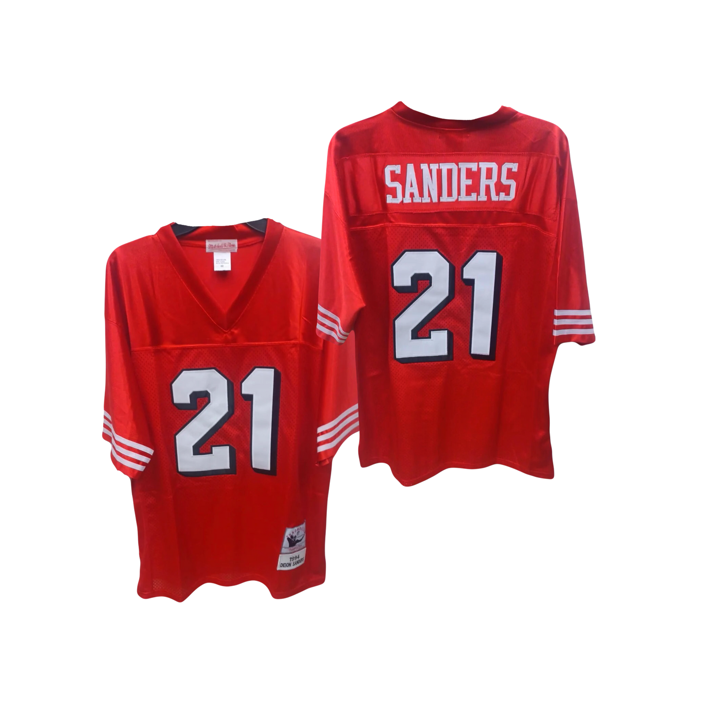 Deion Sanders San Francisco 49ers 1994 Mitchell & Ness NFL Home Jersey