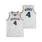 Chris Webber 1993/94 Michigan Wolverines ‘Fab Five’ NCAA College Basketball Campus Legend White Jersey