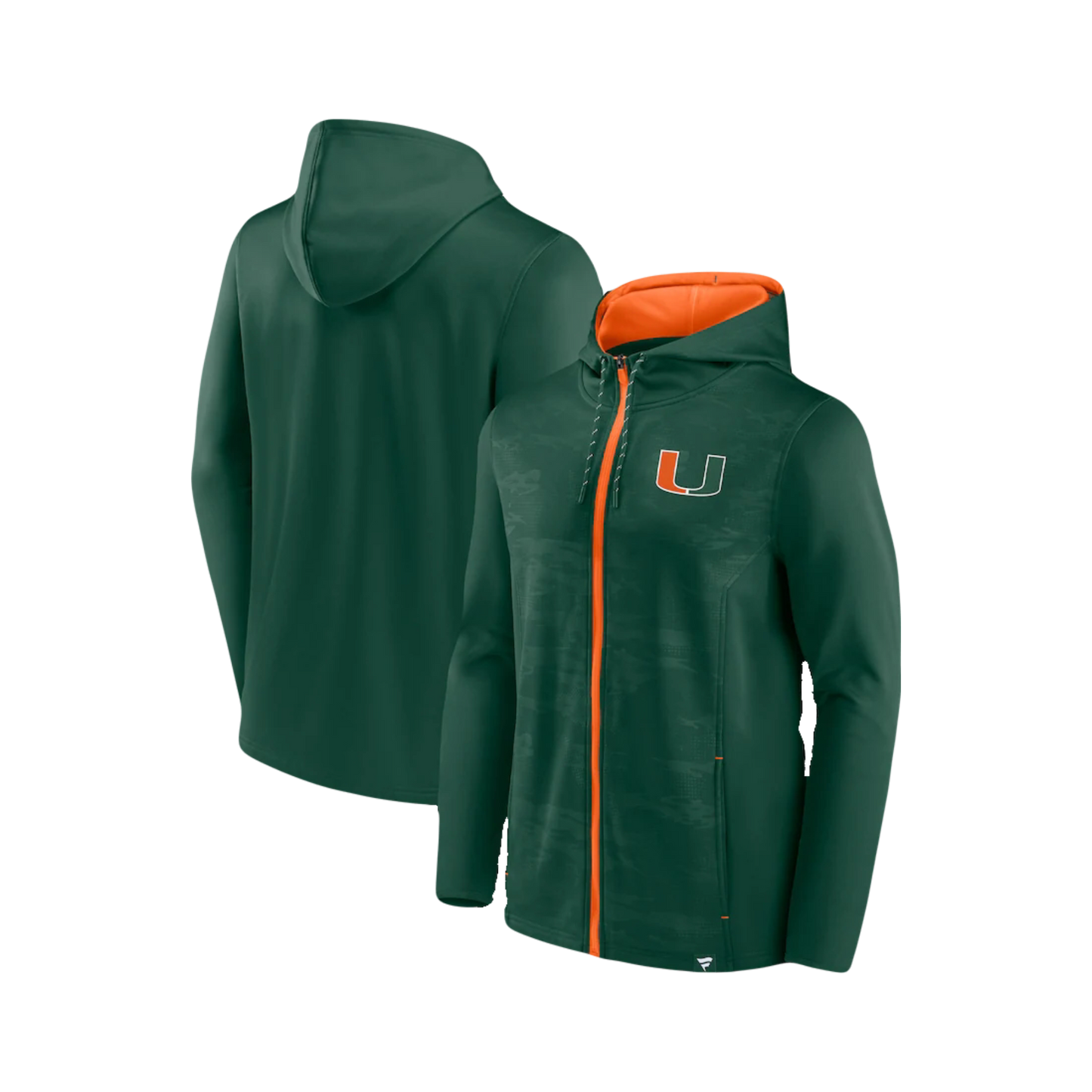 Miami Hurricanes NCAA Nike Dri-FIT Athletic Performance Graphic Hoodie Jacket