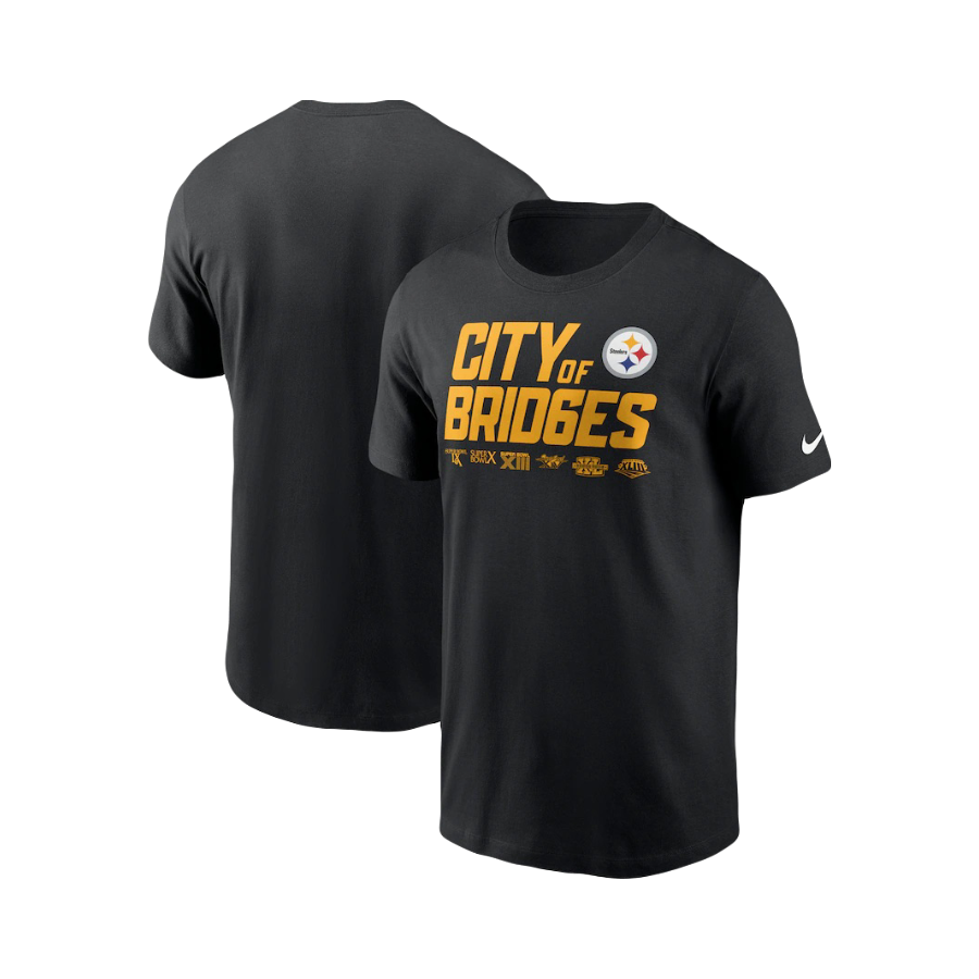 Pittsburgh Steelers NFL ‘City of Bridges’ Nike Dri-Fit T-Shirt