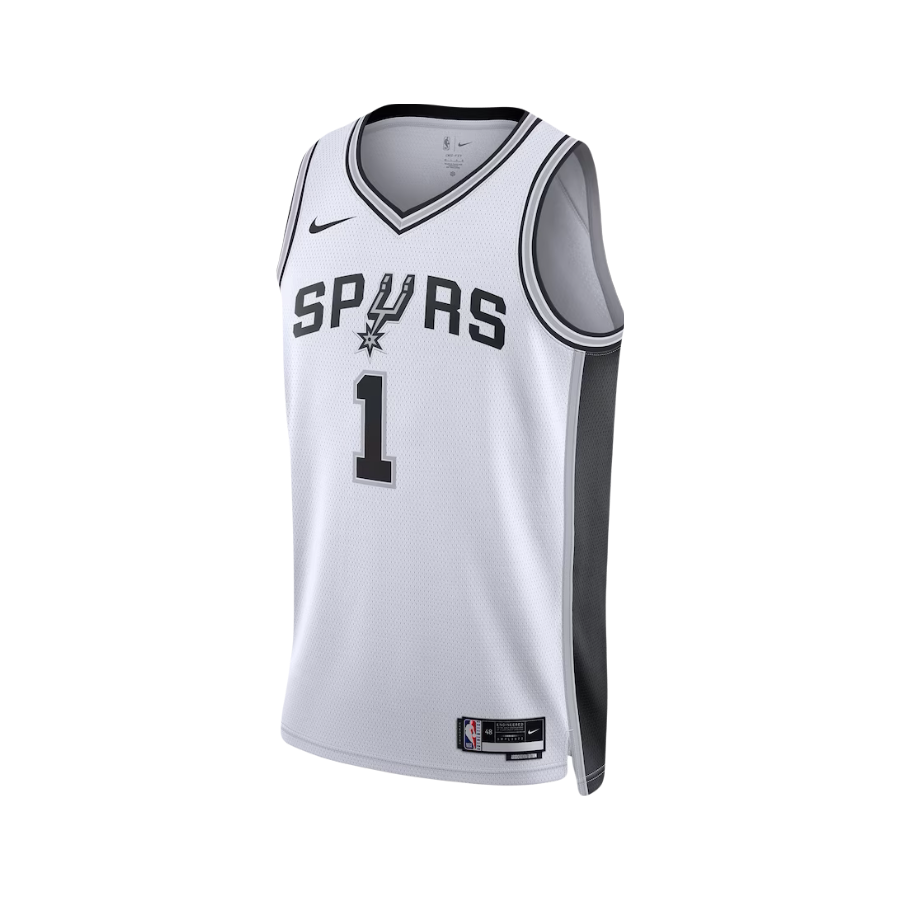 San Antonio Spurs Victor Wembanyama Nike NBA Association Edition Swingman Jersey - White
