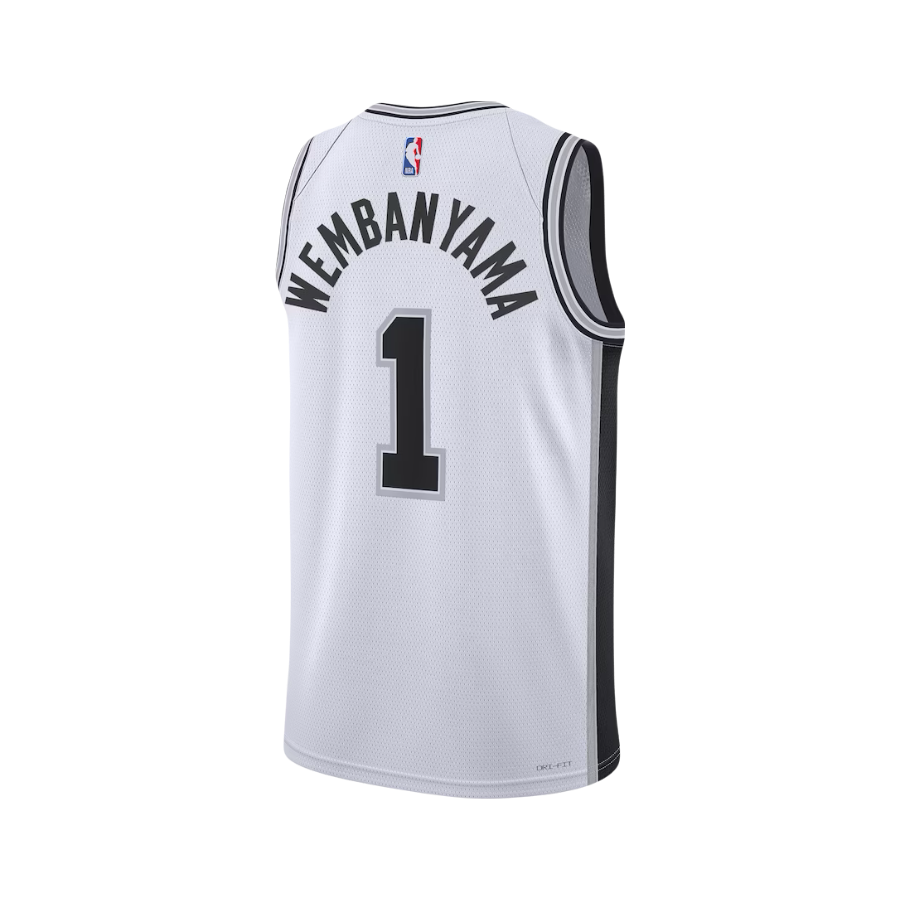 San Antonio Spurs Victor Wembanyama Nike NBA Association Edition Swingman Jersey - White