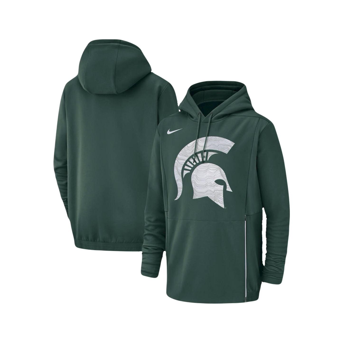 Michigan State Spartans NCAA Nike Dri-FIT Athletic Performance Graphic Hoodie