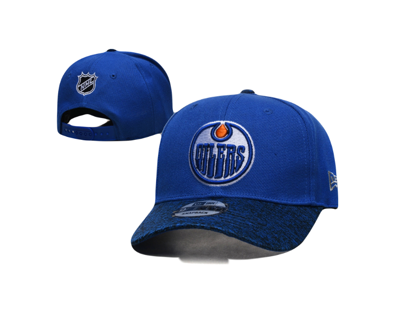 Edmonton Oilers NHL New Era Baseball Dad Hat - Blue