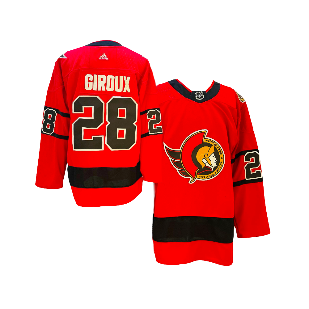 Ottawa Senators Claude Giroux Adidas NHL Red Reverse Retro Premier Player Jersey