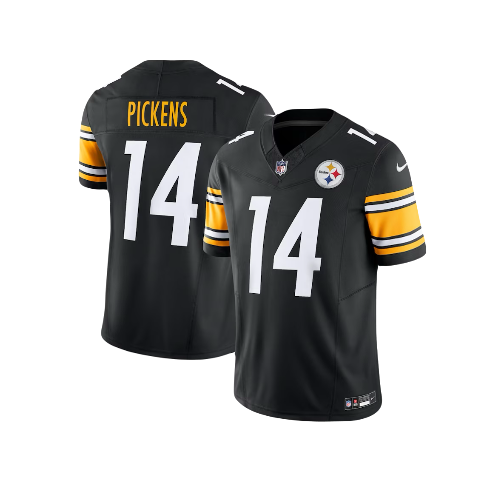 Pittsburgh Steelers George Pickens NFL F.U.S.E Style Nike Vapor Limited Home Jersey