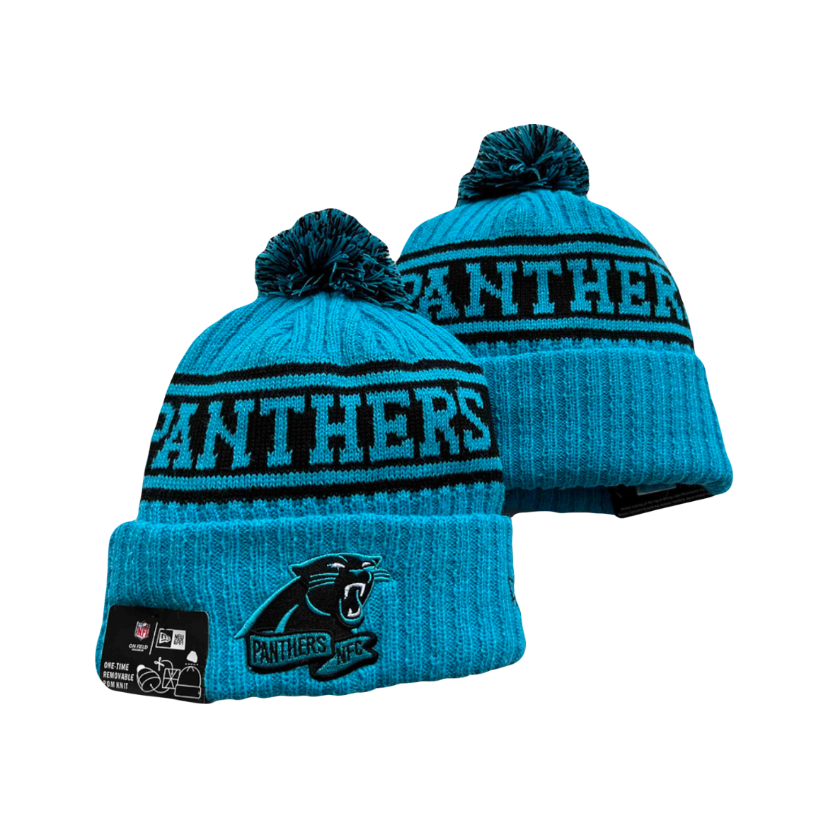Carolina Panthers NFL New Era Knit Beanie - Blue