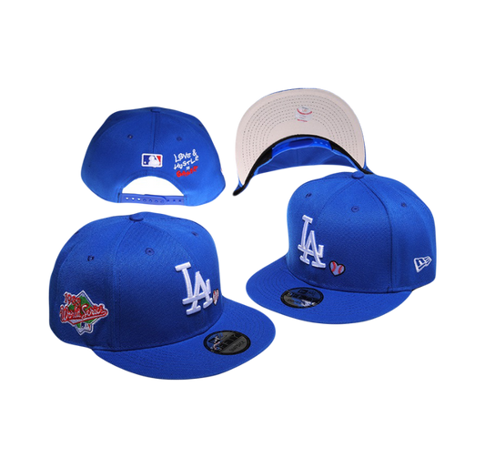 Los Angeles Dodgers New Era ‘Love & Hustle = Game’ 1983 MLB World Series Snapback Hat