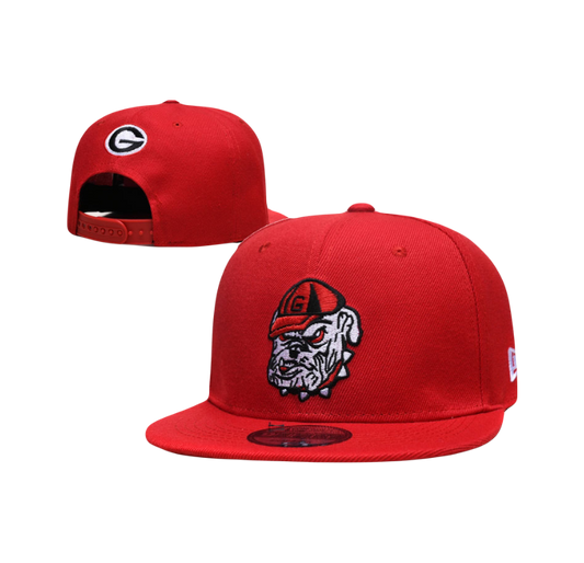 Georgia Bulldogs NCAA New Era Snapback Hat - Red