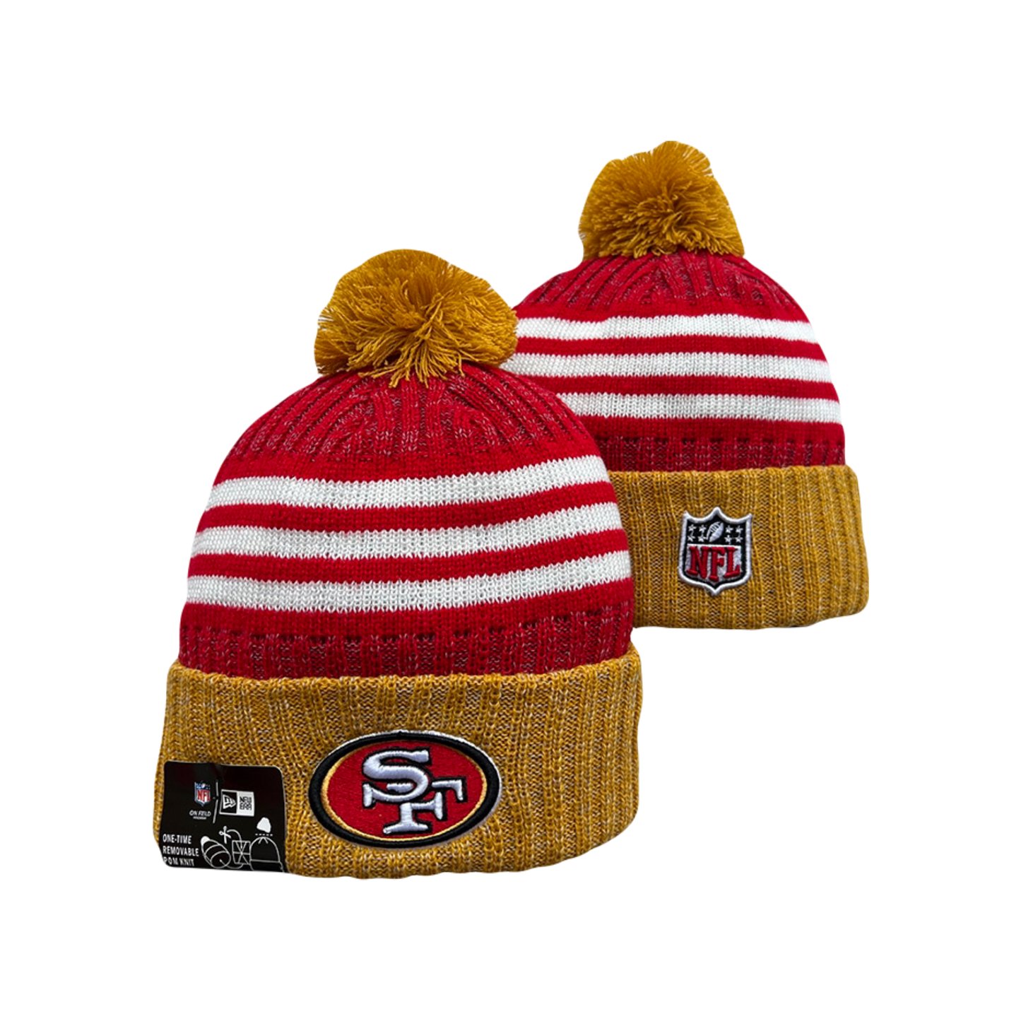 San Francisco 49ers NFL Sleeves New Era Knit Beanie
