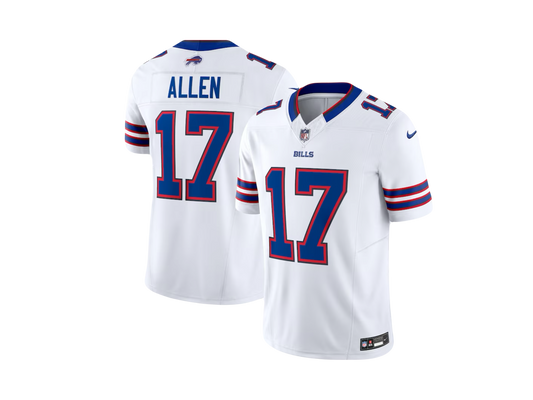Buffalo Bills Josh Allen NFL Nike Vapor F.U.S.E. Limited Away Jersey - White