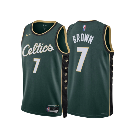Jaylen Brown Boston Celtics Men's Nike Dri-FIT NBA Swingman City Edition Jersey
