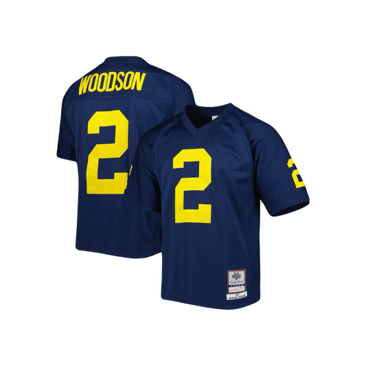 Charles Woodson NCAA Michigan Wolverines Mitchell & Ness Campus Legends Jersey
