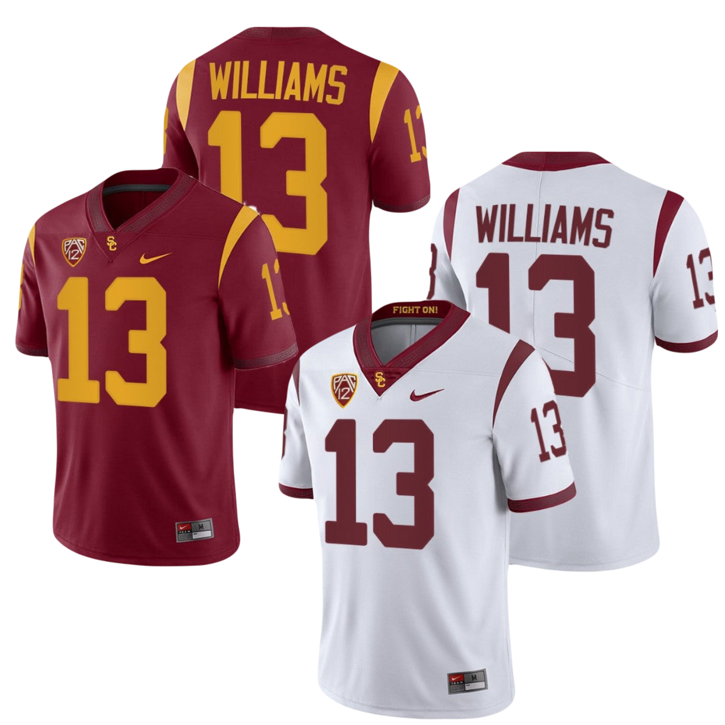 Caleb Williams USC Trojans NCAA Nike Fan Jersey - (Name Plate)
