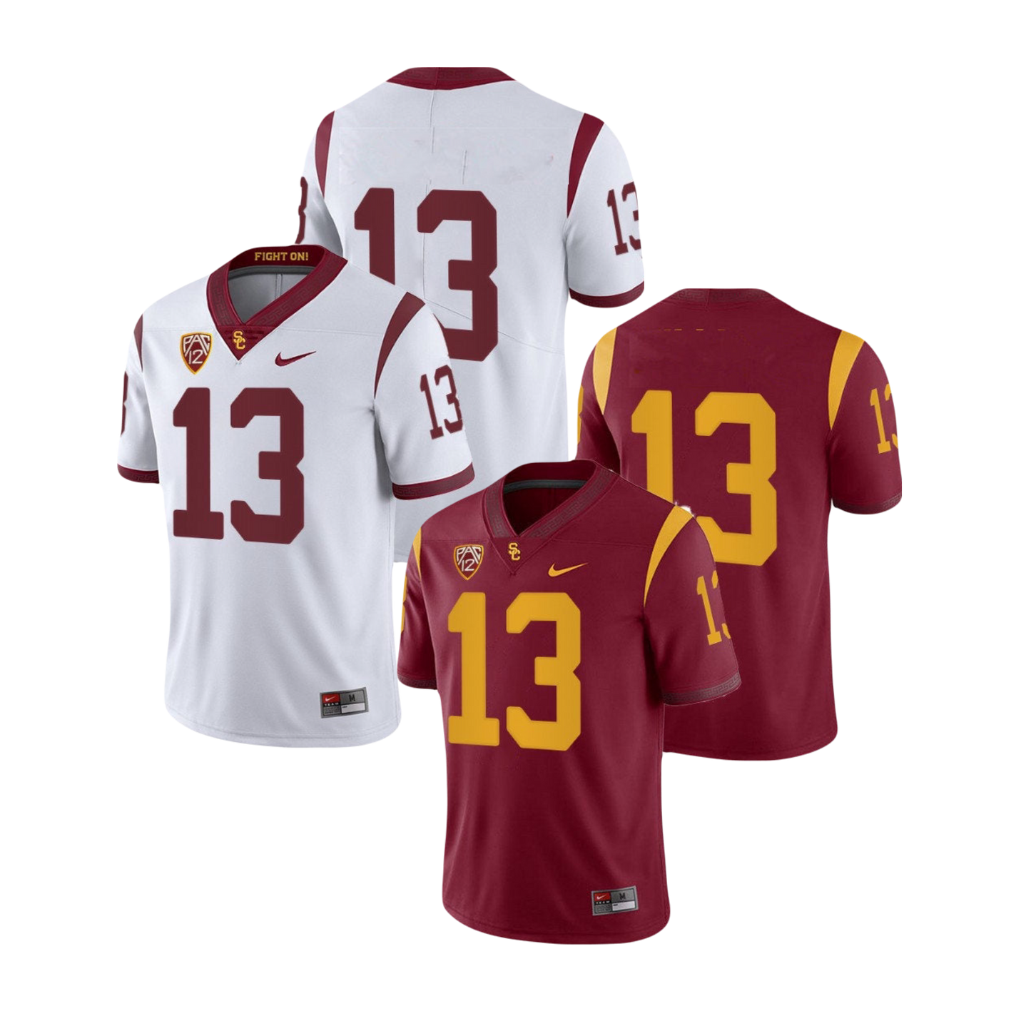 Caleb Williams USC Trojans Traditional NCAA Nike Player Jersey - (no name like in game)