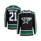 Dallas Stars Jason Robertson Reverse Retro 2.0 Black Green Adidas NHL Premier Player Jersey