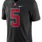 Christian McCaffrey Stanford Cardinals NCAA Nike Alternate Campus Legend Jersey - Black
