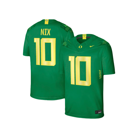 Bo Nix Oregon Ducks 2023/24 Nike NCAA College Football Jersey - Green & Yellow