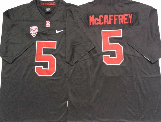 Christian McCaffrey Stanford Cardinals NCAA Nike Alternate Campus Legend Jersey - Black