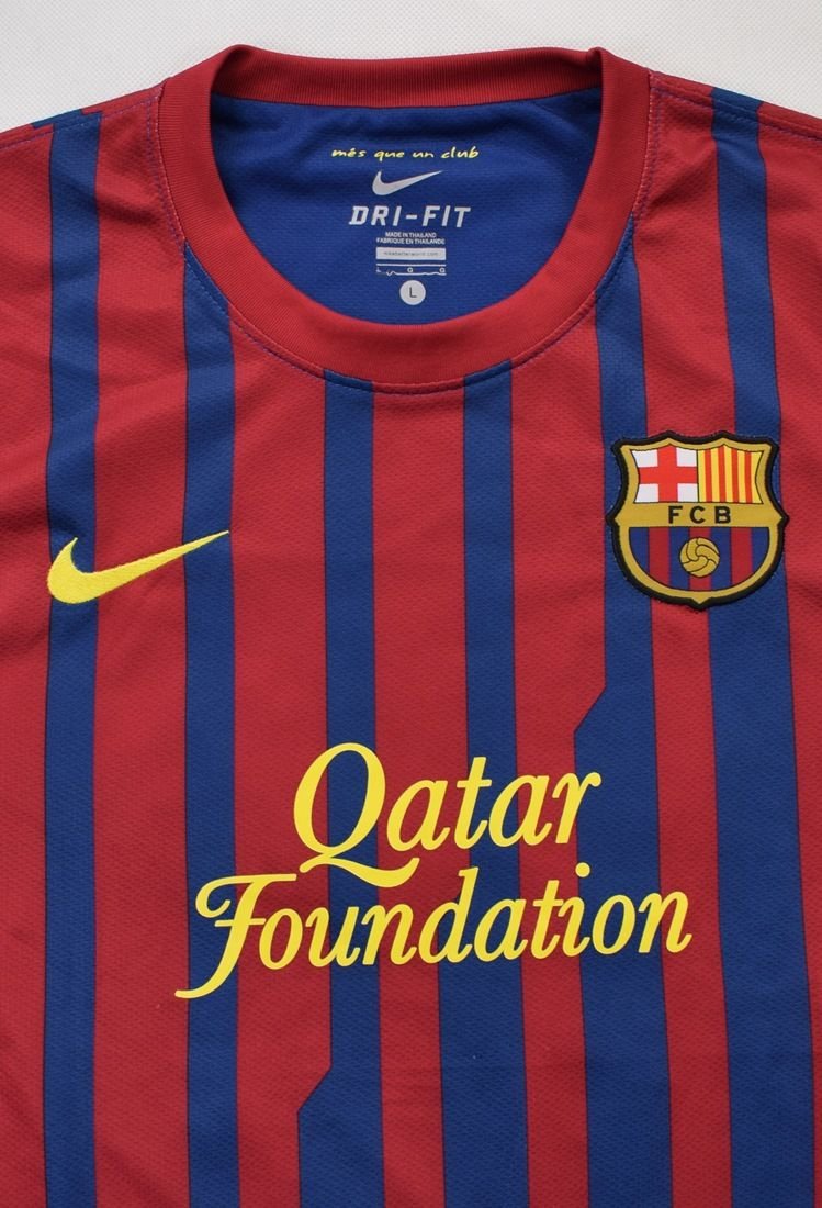 Lionel Messi FC Barcelona Nike 2011/12 Season Home Kit Iconic Authentic Nike Jersey - Blue & Red