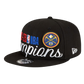 Denver Nuggets New Era Black 2023 NBA Finals Champions Locker Room 9FIFTY Snapback Hat