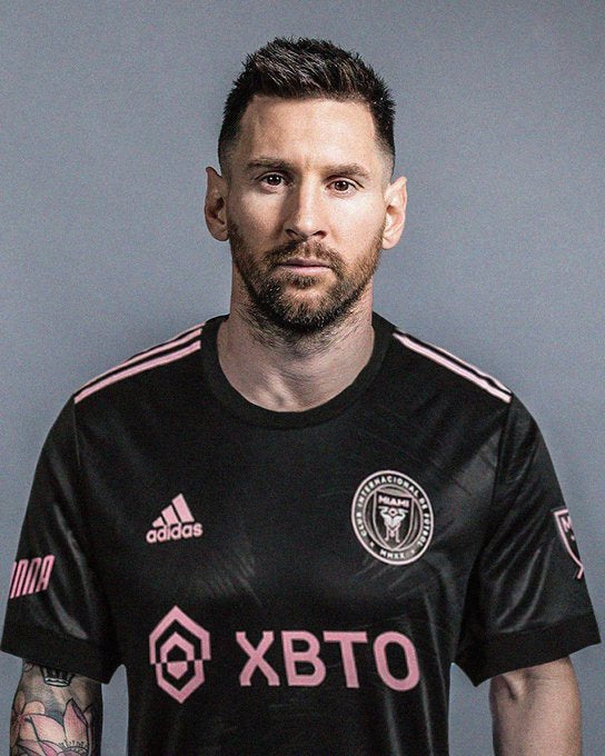 Lionel Messi 2023/24 Inter Miami CF Black Away Adidas Jersey
