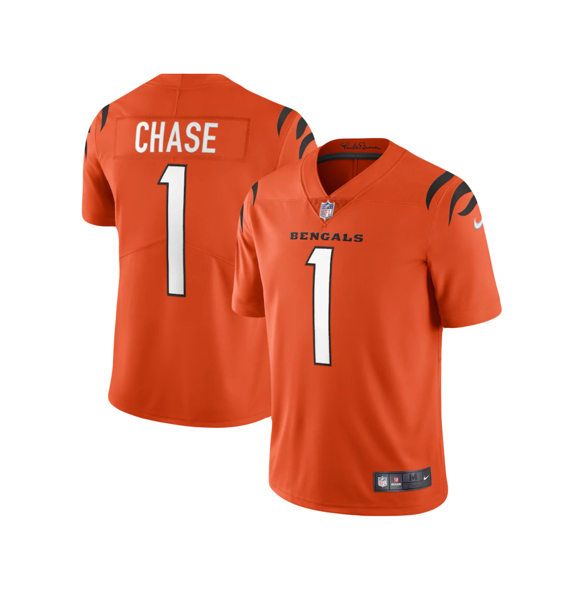 Cincinnati Bengals Ja'Marr Chase Orange Alternate NFL F.U.S.E Vapor Limited Jersey