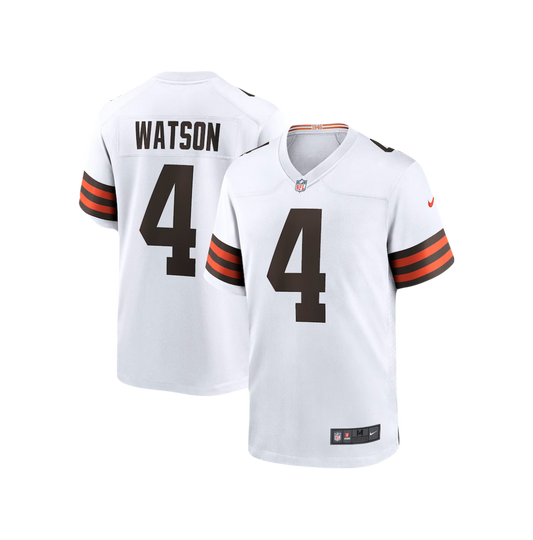 Cleveland Browns Deshaun Watson NFL Nike Limited White Away Jersey