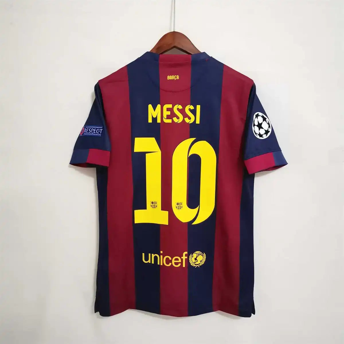 Lionel Messi FC Barcelona Nike 2014/15 UEFA Champions League Final Authentic Iconic Nike Jersey - Blue & Red