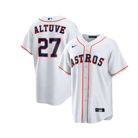 Jose Altuve Houston Astros MLB Official Nike Home Player Jersey – White