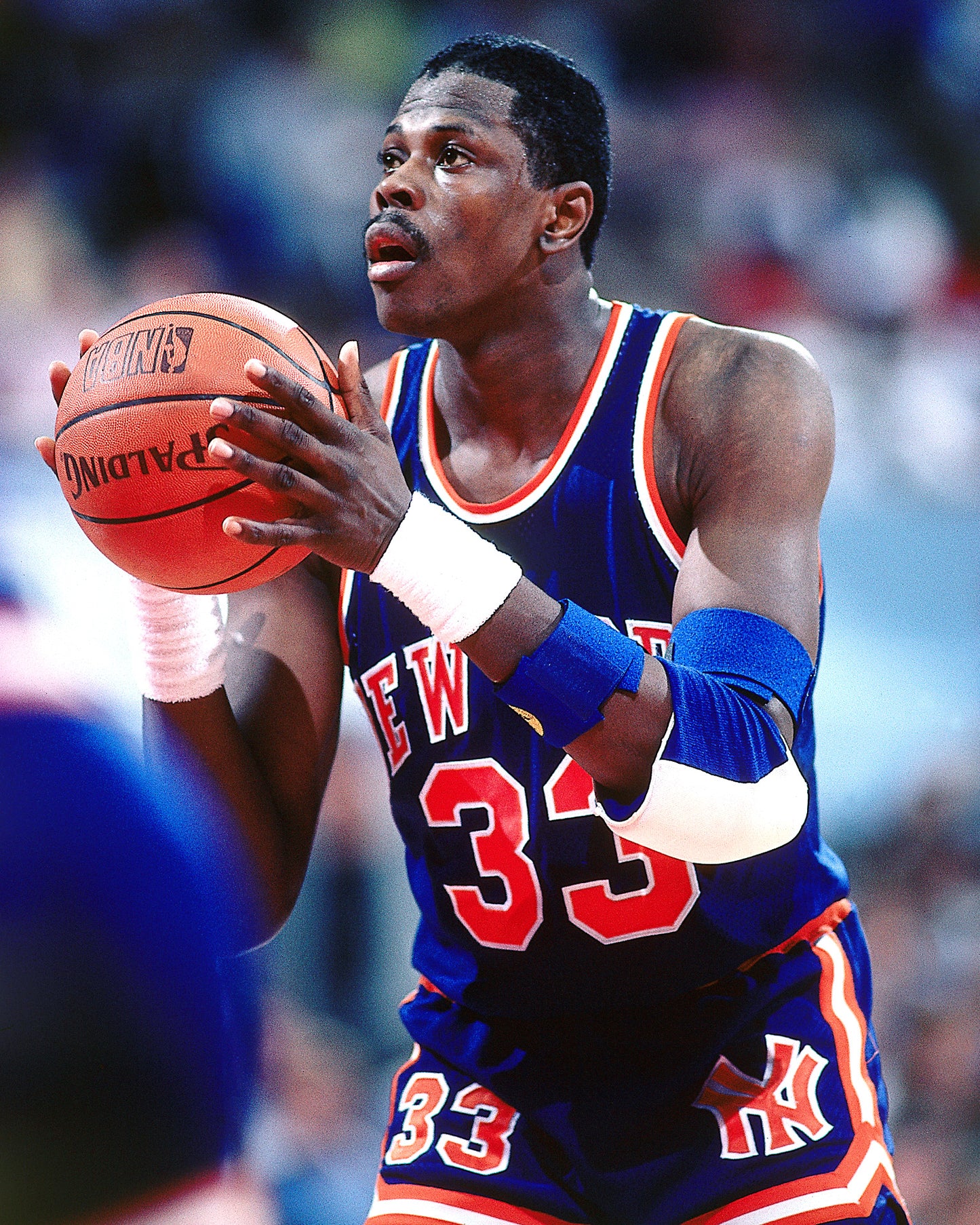 Patrick Ewing New York Knicks NBA Mitchell & Ness Blue 1991-92 Hardwood Classics Swingman Jersey