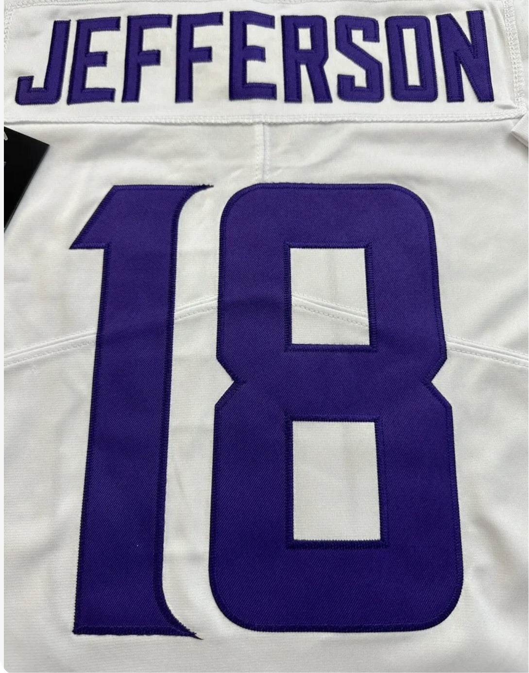 Justin Jefferson Minnesota Vikings NFL Nike Vapor Limited Away Player Jersey