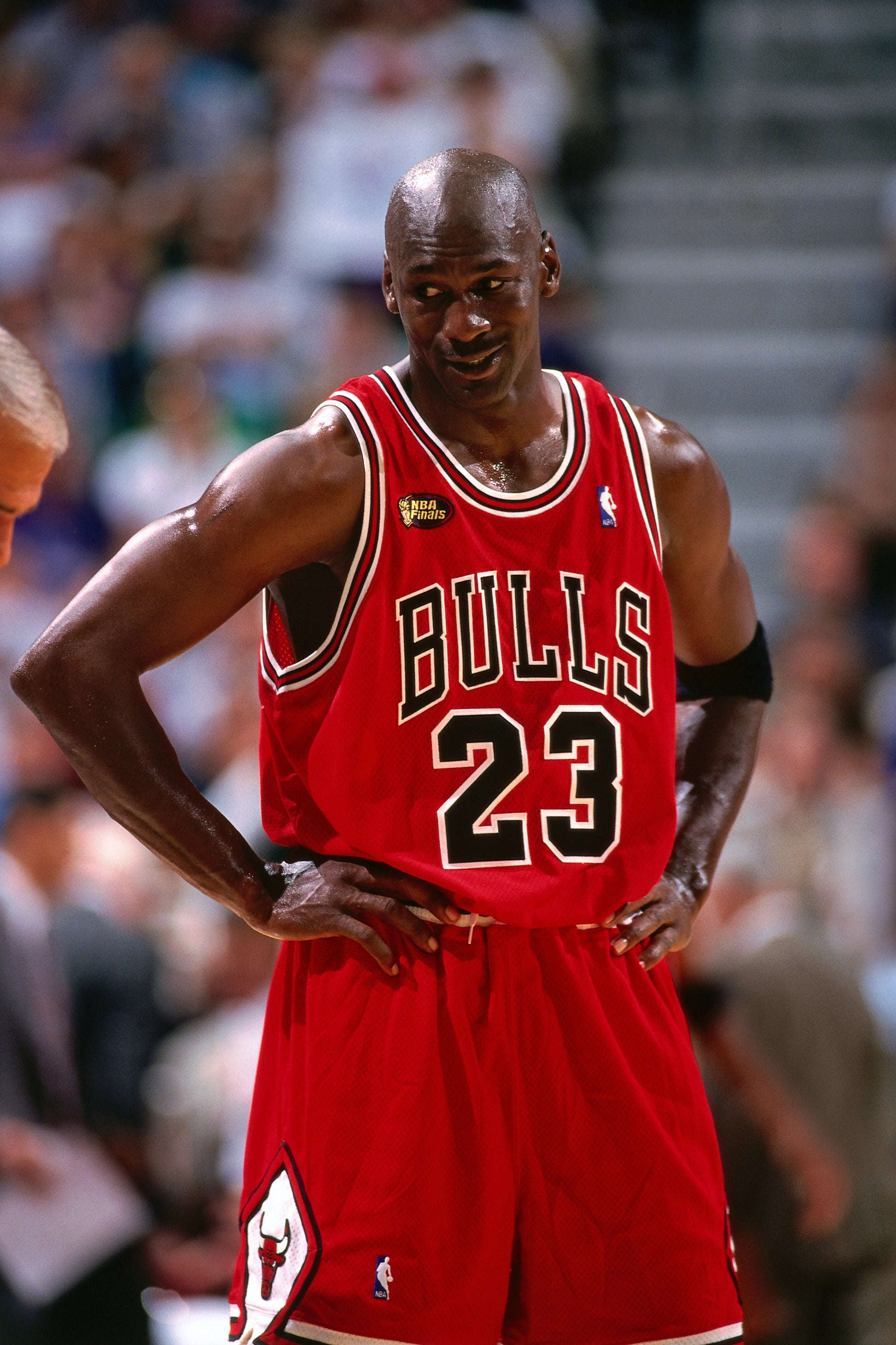 MICHAEL JORDAN NBA CHICAGO BULLS MITCHELL NESS 1997-1998 BLACK