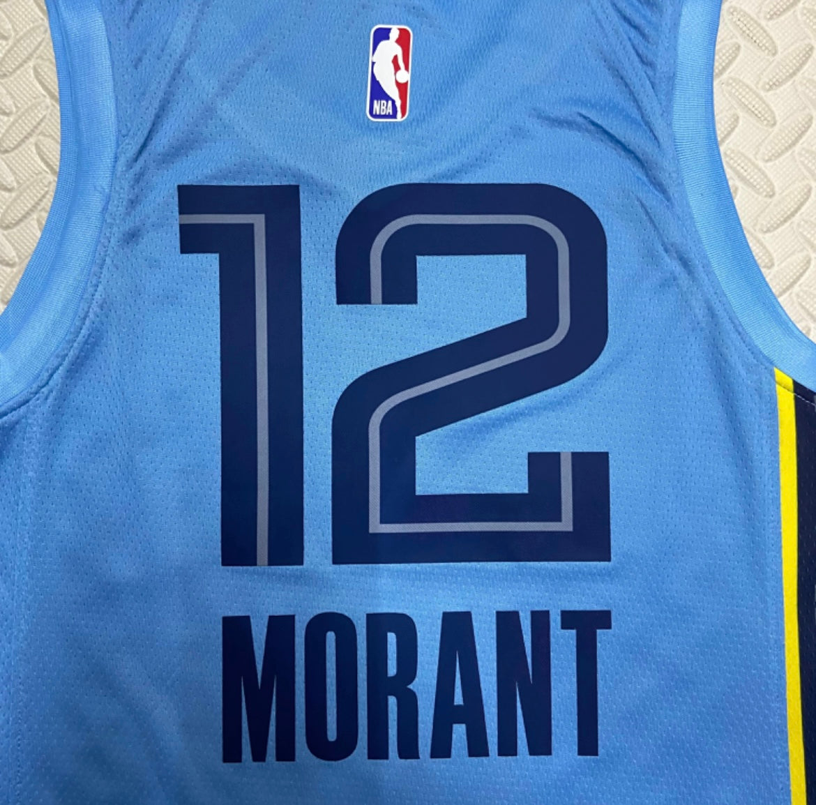 Men's Jordan Brand Ja Morant Light Blue Memphis Grizzlies Authentic Player  Jersey - Statement Edition