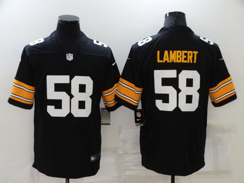 Pittsburgh Steelers Jack Lambert 1976 Iconic NFL Legendary Jersey