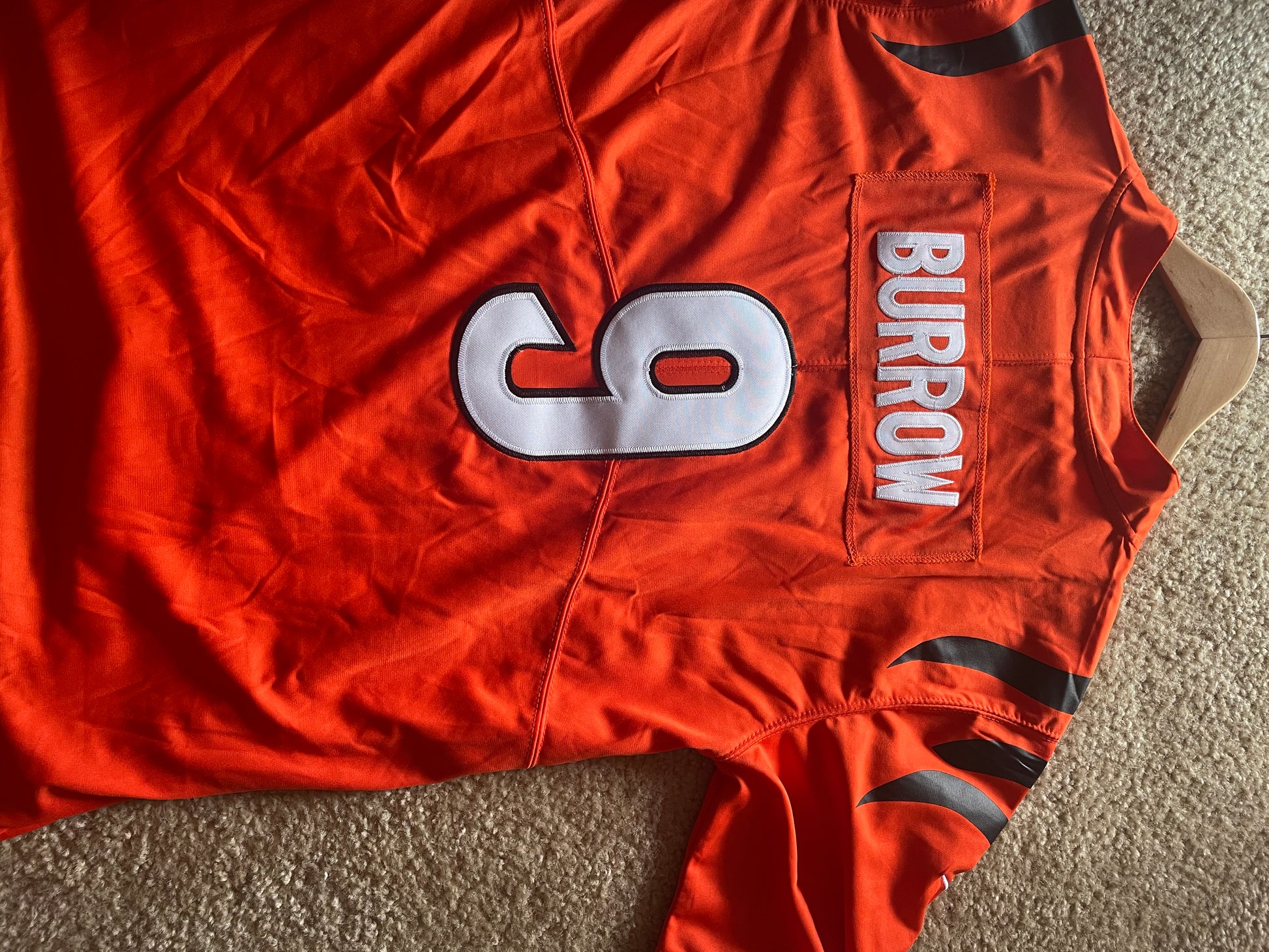 Joe Burrow Cincinnati Bengals Nike Orange Vapor Limited Stitched Jerse –  Lista's Locker Room