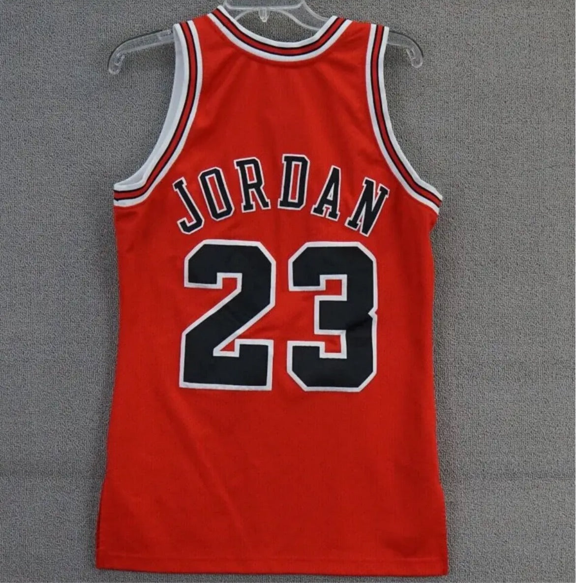 Michael Jordan Chicago Bulls 1997-98 NBA Finals Classic Iconic Road Mitchell & Ness Jersey - Red
