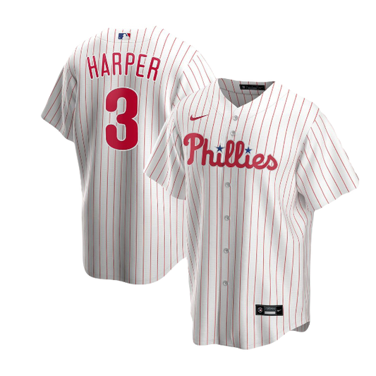 Bryce Harper Philadelphia Phillies MLB Nike White Home Jersey