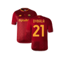 Paulo Dybala 2022-2023 A.S Roma Red Wolves New Balance Home Authentic Player Jersey - Red