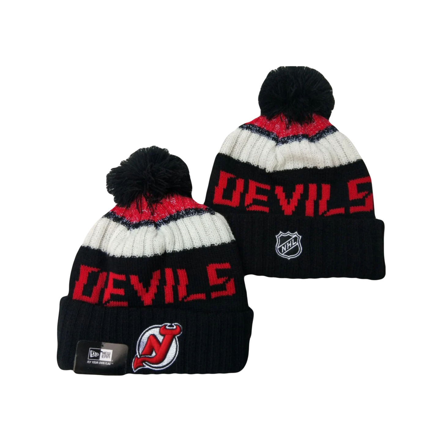 New Jersey Devils ‘Statement’ New Era Knit Beanie - Black