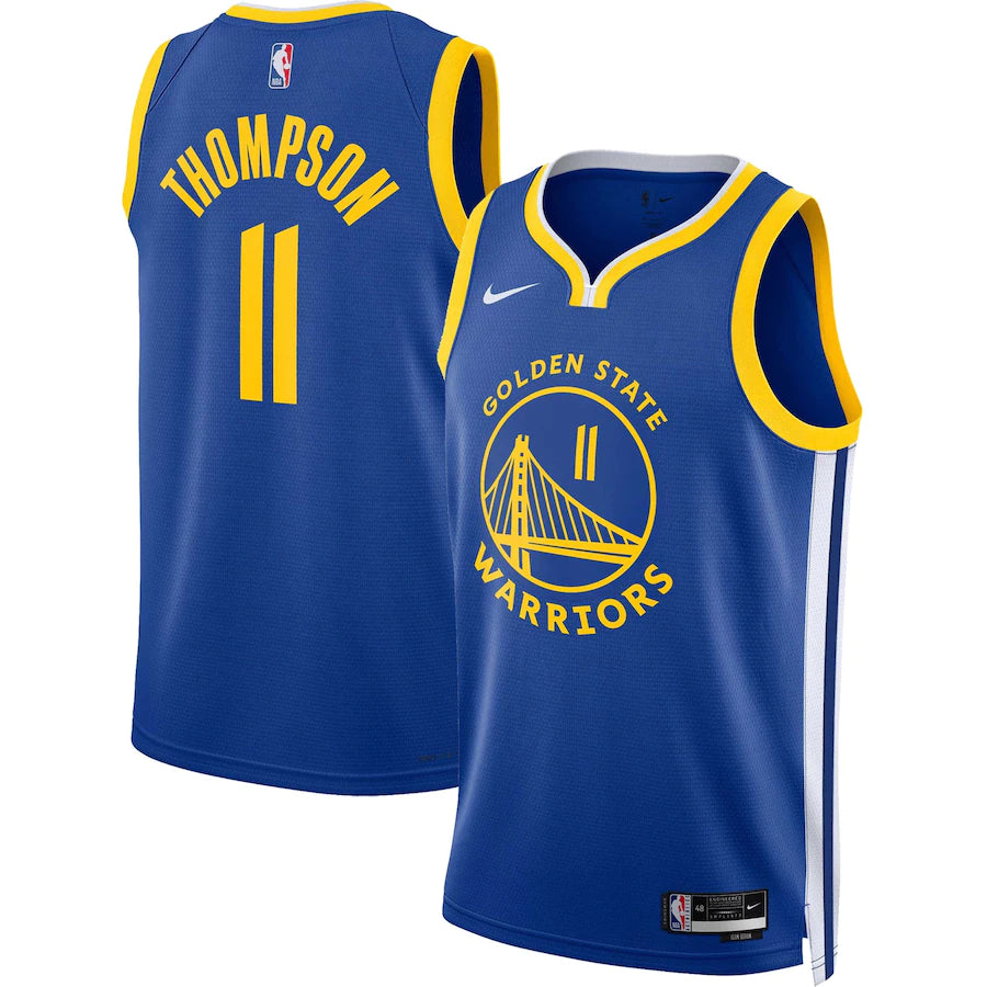 Golden State Warriors Klay Thompson Nike Icon Edition NBA Swingman Jersey
