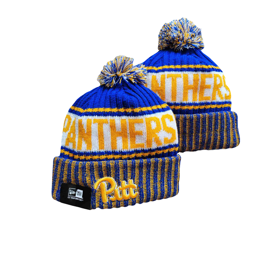 Pittsburgh Panthers NCAA New Era Knit Beanie - Blue