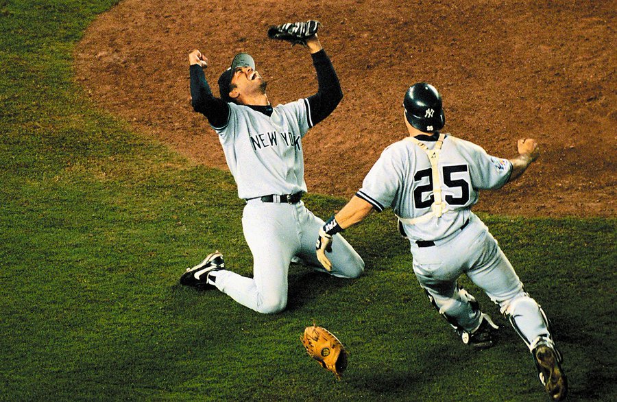 New York Yankees Mariano Rivera 1998 World Series Mitchell & Ness Cooperstown Classic MLB Jersey