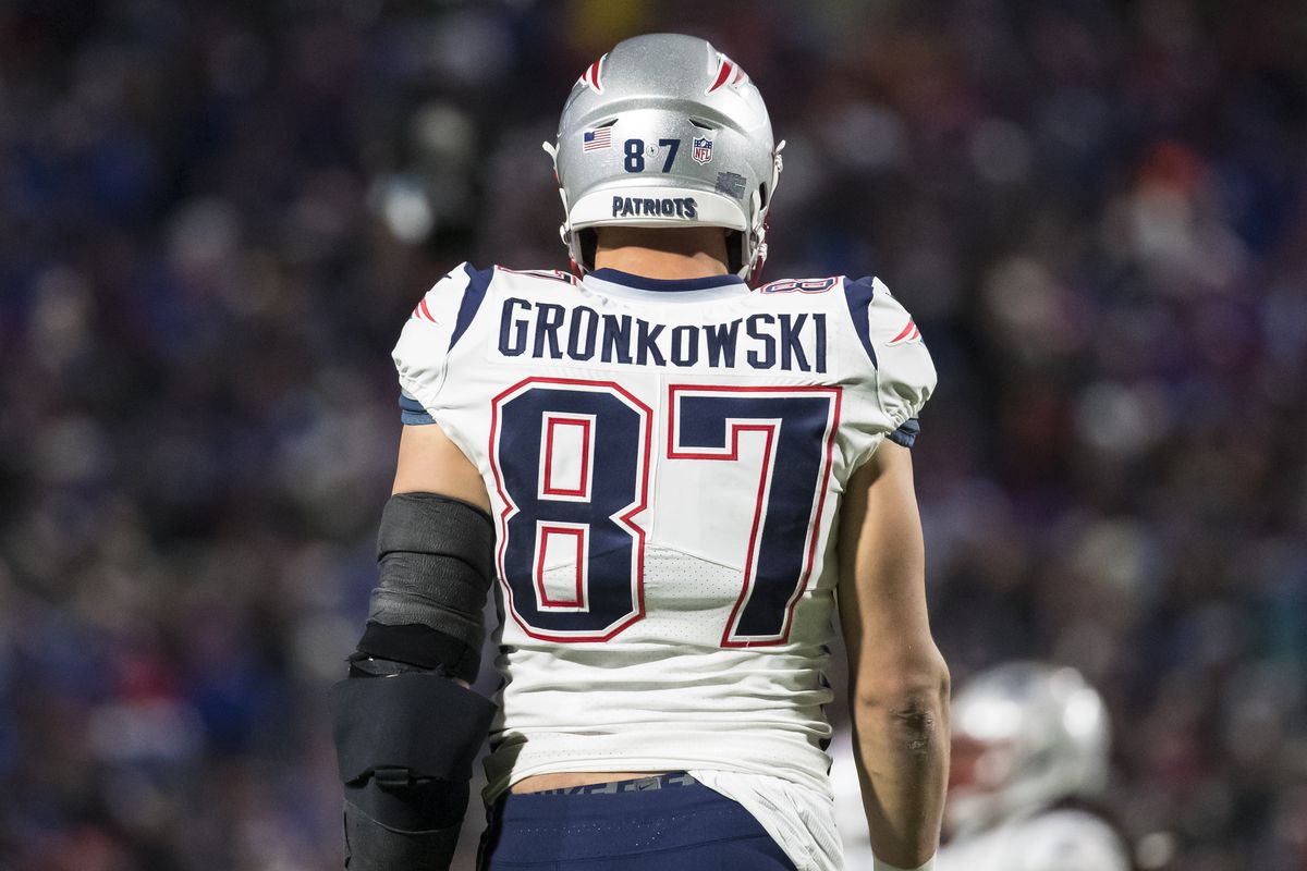 New England Patriots Iconic Rob Gronkowski Jersey