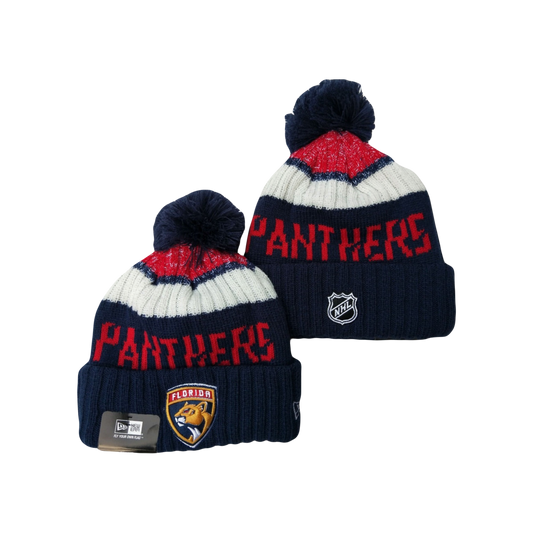 Florida Panthers NHL New Era Knit Beanie-Navy
