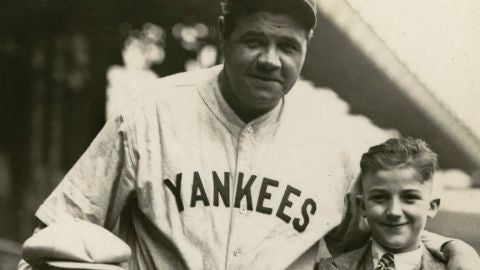 Babe Ruth New York Yankees Mitchell Ness Classic Iconic Gray MLB