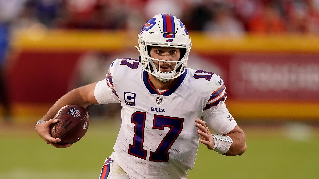 Josh allen deals jersey stitched