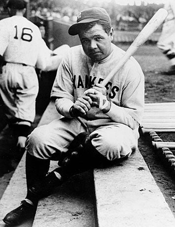 Babe Ruth Jersey - New York Yankees Home Throwback MLB Baseball Jerseys